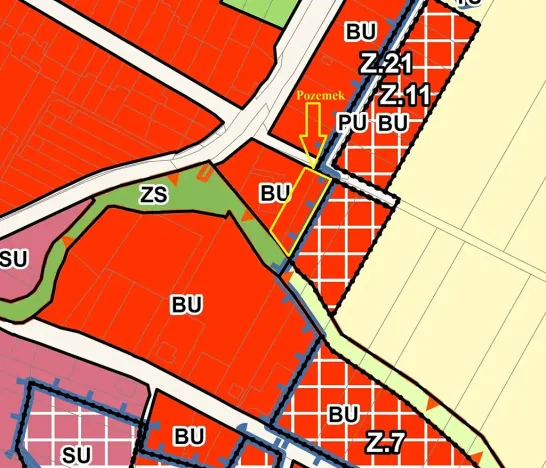 Prodej pozemku pro bydlení, Drásov, Všechovická, 1101 m2
