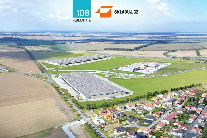 Pronájem skladu, Jeneč, Průmyslová, 8542 m2
