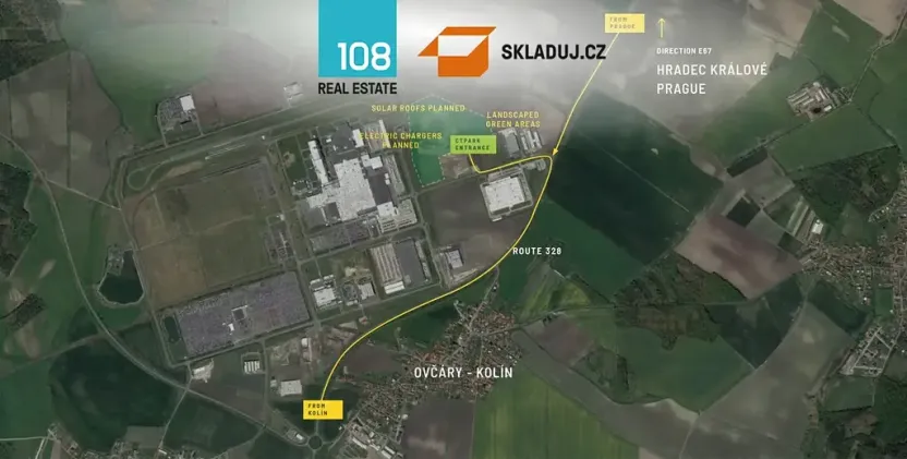Pronájem skladu, Ovčáry, 7000 m2