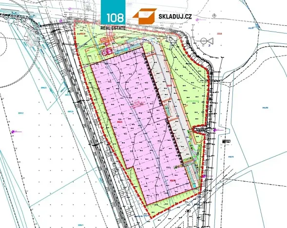Pronájem skladu, Lovosice, Terezínská, 24700 m2