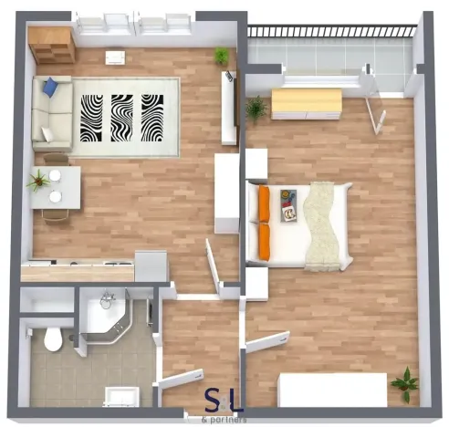 Pronájem bytu 2+kk, Česká Lípa, Jáchymovská, 43 m2