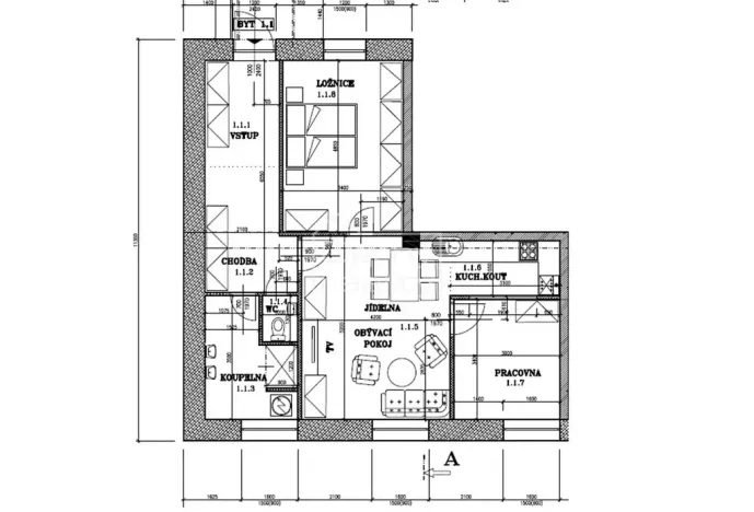 Pronájem bytu 2+kk, Sopřeč, 76 m2