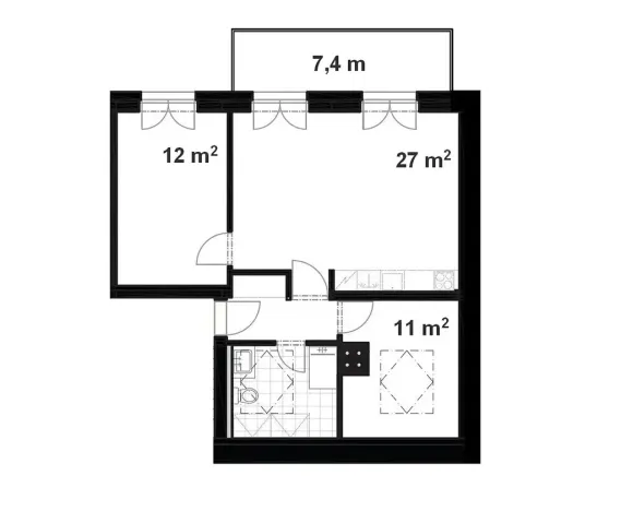 Prodej bytu 3+kk, Brno, Provazníkova, 60 m2
