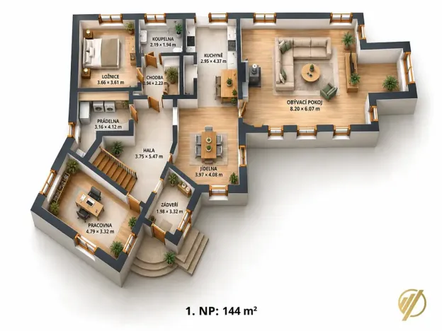 Prodej rodinného domu, Kamenice, Topasová, 254 m2