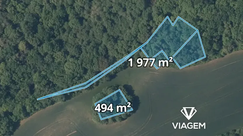 Prodej lesa, Vysoký Újezd, 2471 m2