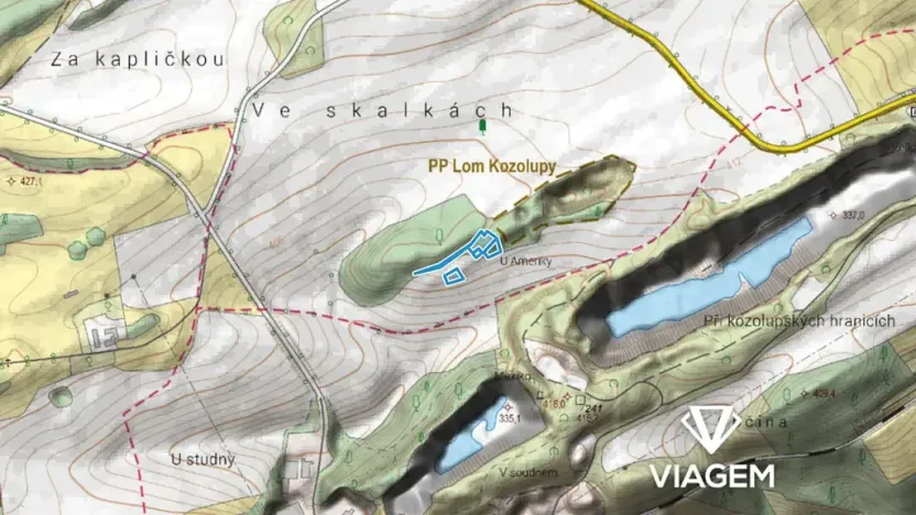 Prodej lesa, Vysoký Újezd, 2471 m2