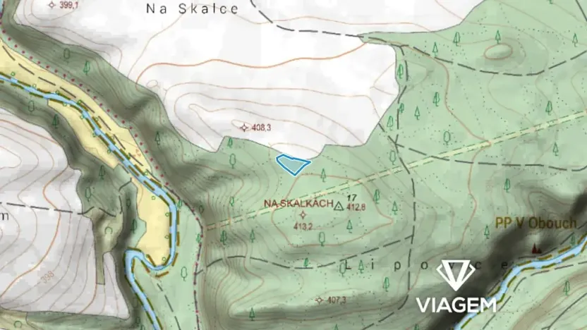 Prodej lesa, Ostrovec, 1508 m2