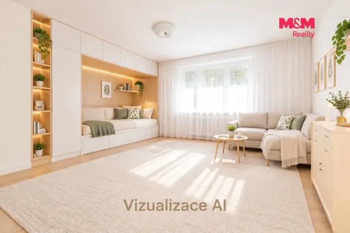 Prodej bytu 1+1, Brno - Komín, Podlesí, 39 m2