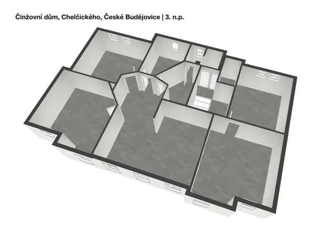 Prodej komerční nemovitosti, České Budějovice, Chelčického, 489 m2