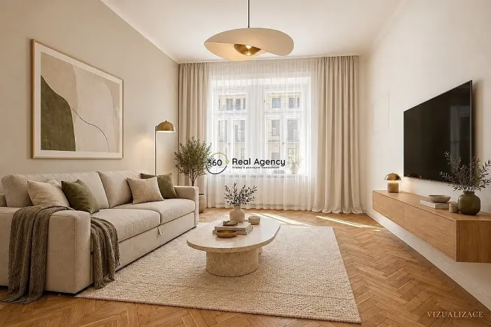 Prodej bytu 2+1, Praha - Smíchov, Štefánikova, 93 m2