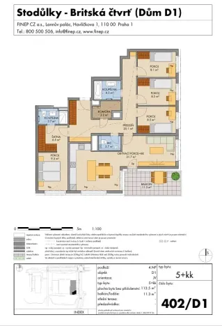 Prodej bytu 5+kk, Praha - Stodůlky, Svitákova, 114 m2