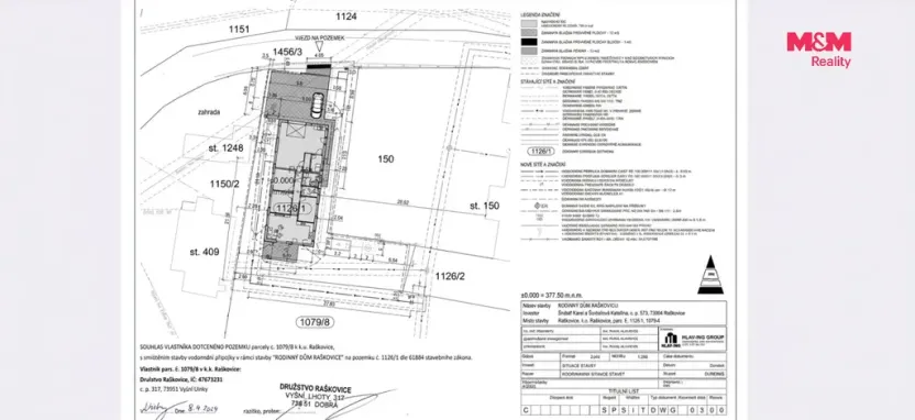 Prodej pozemku pro bydlení, Raškovice, 632 m2