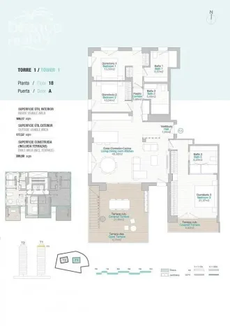 Prodej bytu 4+kk, Calpe, Alicante, Španělsko, 129 m2