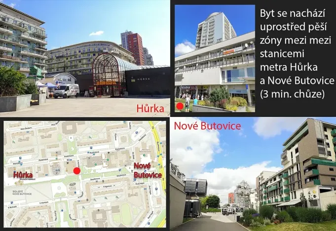 Pronájem bytu 1+kk, Praha - Stodůlky, Sluneční náměstí, 44 m2