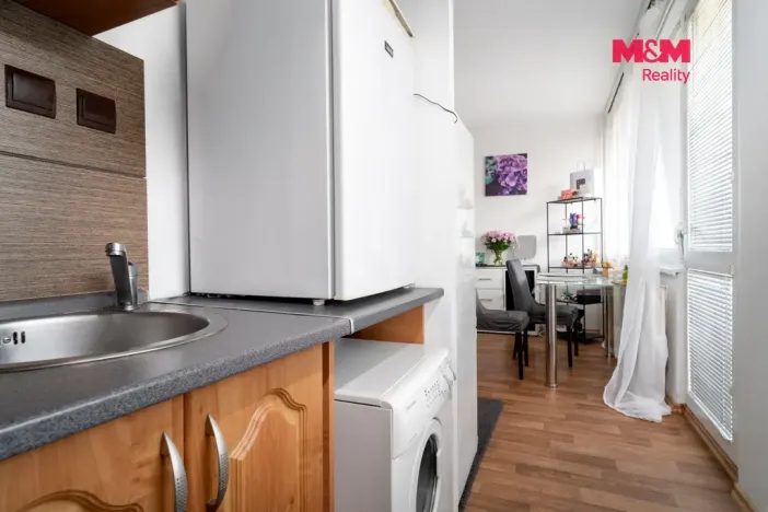 Prodej bytu 1+kk, Pardubice - Zelené Předměstí, Palackého třída, 31 m2