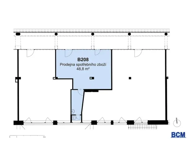 Pronájem obchodního prostoru, Praha - Hloubětín, Poděbradská, 49 m2
