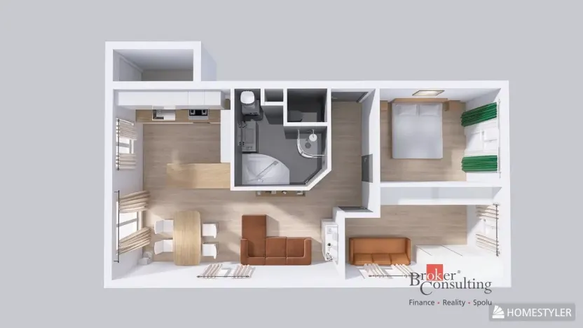 Prodej bytu 3+kk, Vochov, 70 m2