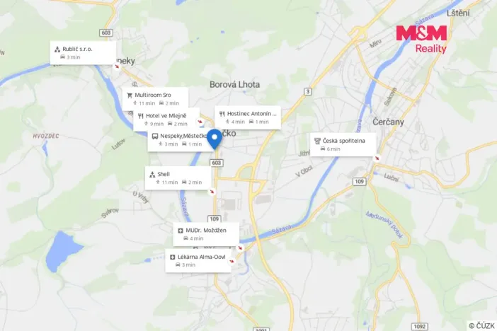 Prodej pozemku pro bydlení, Nespeky, 1005 m2