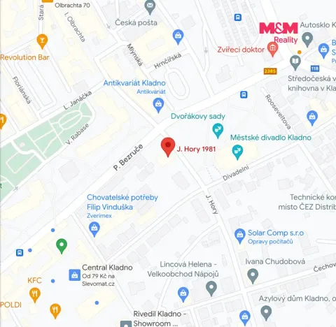 Pronájem obchodního prostoru, Kladno, J. Hory, 11 m2