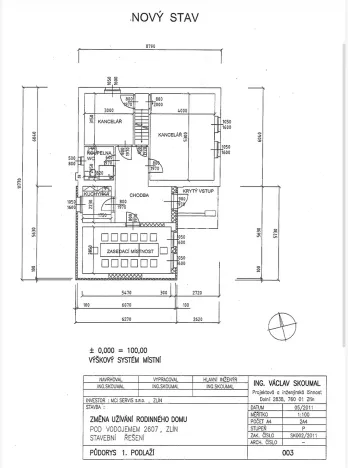 Pronájem kanceláře, Zlín, Pod Vodojemem, 180 m2