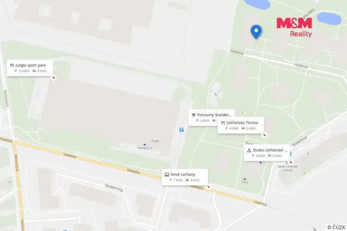 Pronájem bytu 2+kk, Praha - Letňany, Hlučkova, 60 m2