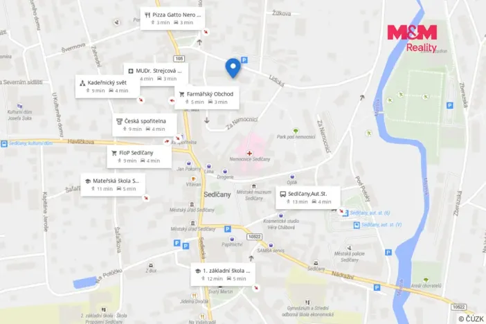 Pronájem bytu 3+kk, Sedlčany, Za Nemocnicí, 70 m2