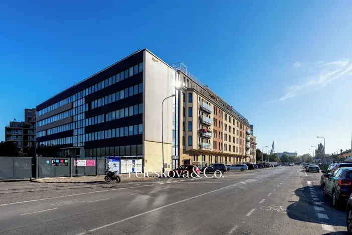 Pronájem bytu 1+kk, Praha - Holešovice, Jankovcova, 38 m2