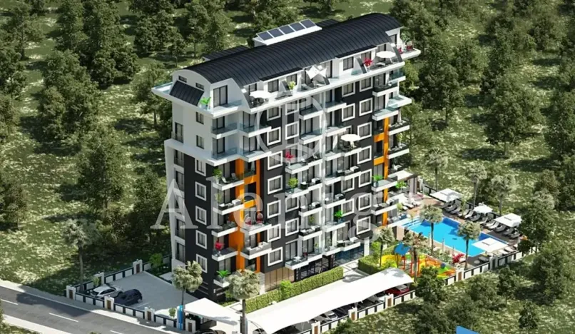 Prodej bytu 2+kk, Alanya, Turecko, 50 m2