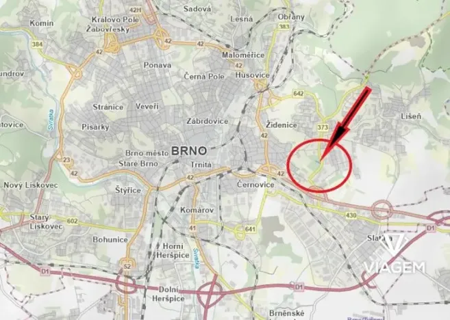 Prodej pole, Brno, 1235 m2