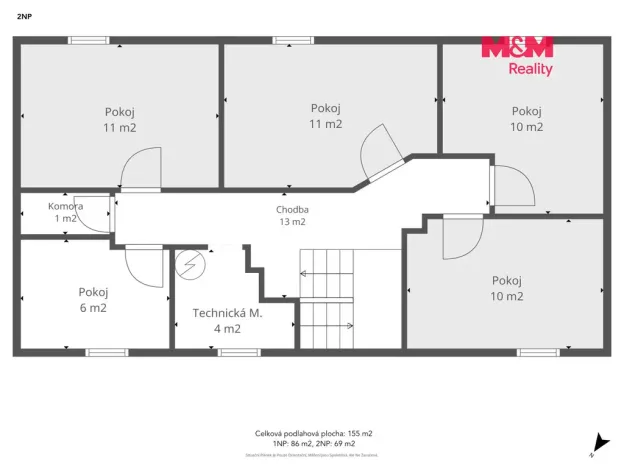 Prodej rodinného domu, Králův Dvůr - Počaply, nám. 1. máje, 155 m2
