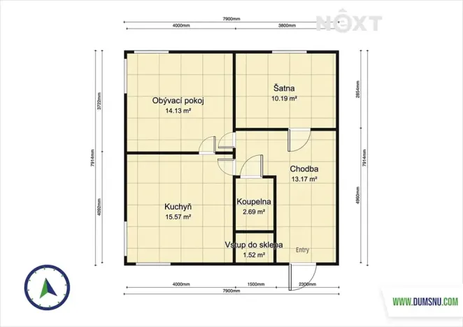 Prodej rodinného domu, Ruda nad Moravou, 115 m2