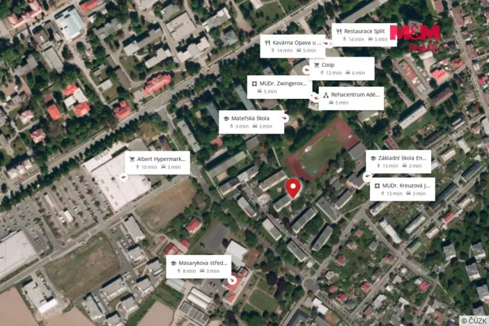 Prodej bytu 3+1, Opava - Předměstí, Milady Horákové, 54 m2
