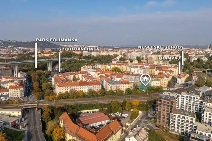 Prodej bytu 2+1, Praha - Vinohrady, Fričova, 55 m2