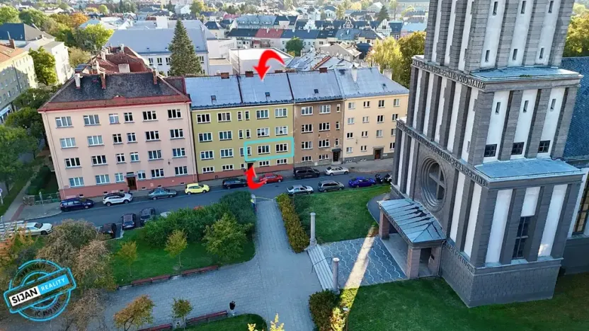 Prodej bytu 3+kk, Opava, náměstí Svaté Hedviky, 76 m2