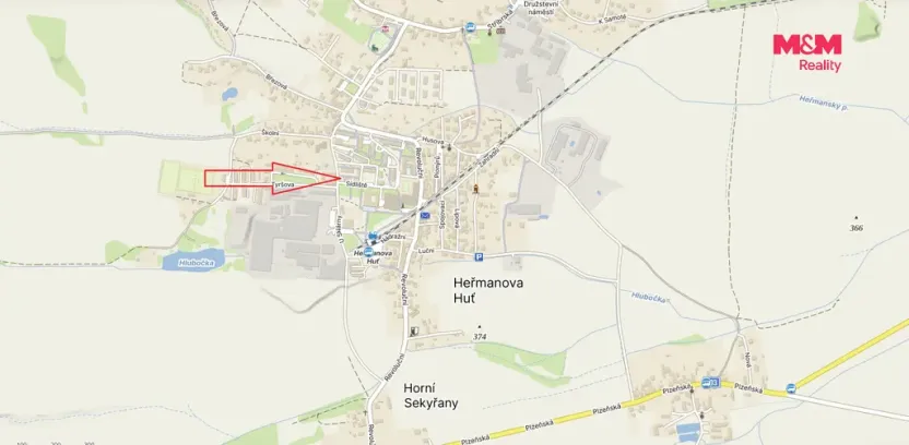 Prodej bytu 2+1, Heřmanova Huť - Vlkýš, Sídliště, 58 m2