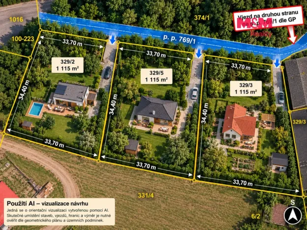Prodej pozemku pro bydlení, Bor - Boječnice, 1115 m2