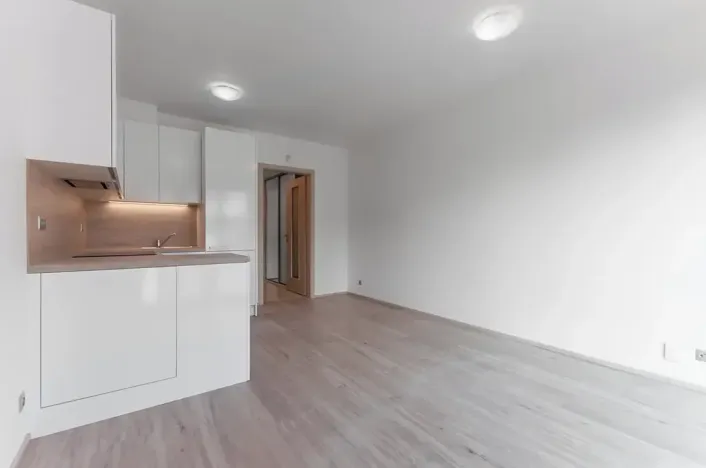 Pronájem bytu 1+kk, Praha - Vysočany, Bassova, 28 m2