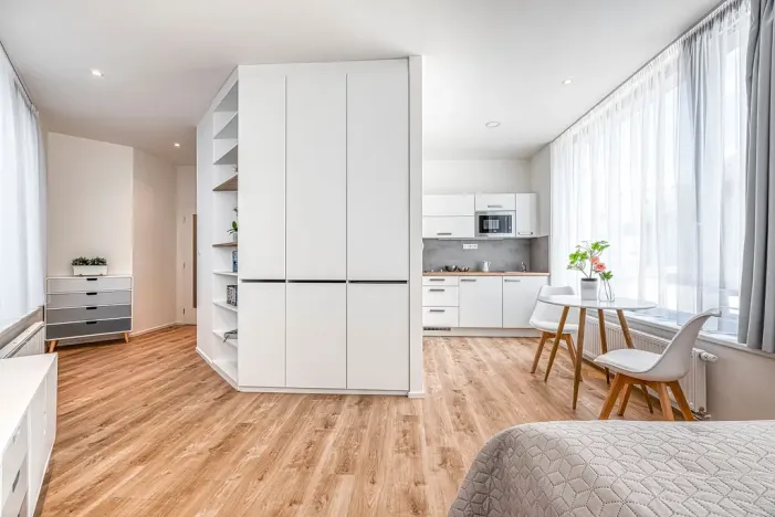 Pronájem bytu 1+kk, Praha - Stodůlky, Mukařovského, 30 m2