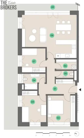 Prodej bytu 4+kk, Praha - Lochkov, Ke Slivenci, 100 m2
