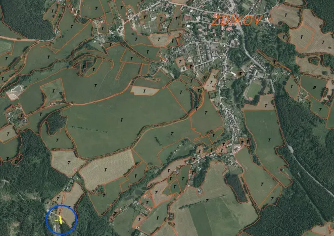 Prodej pozemku, Zdíkov, 311 m2