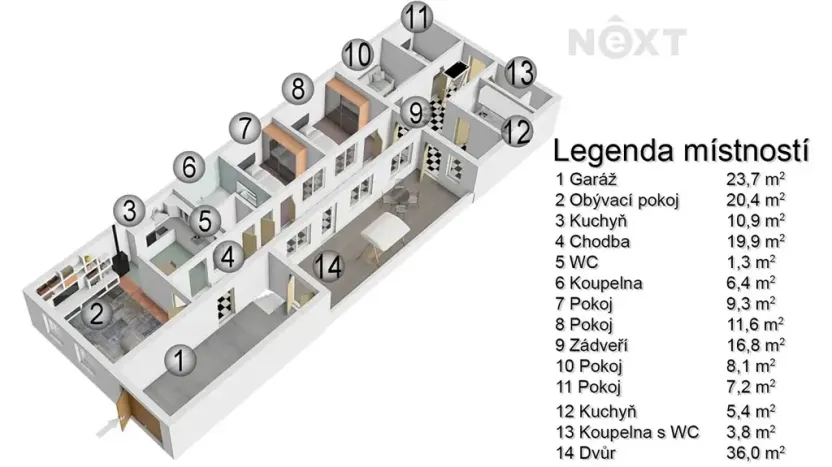 Prodej rodinného domu, Lanžhot, Kostická, 220 m2