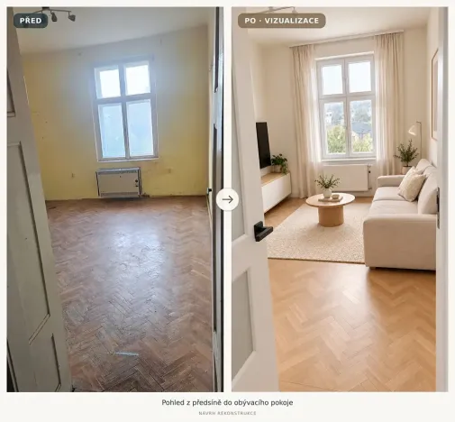Prodej bytu 3+kk, 52 m², Na Bojišti, Liberec