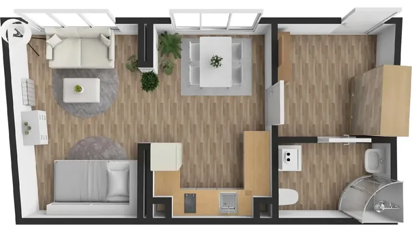 Prodej bytu 1+kk, Doksy, Dalibora z Myšlína, 46 m2