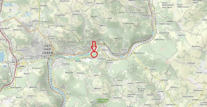 Prodej lesa, Ústí nad Labem, 9837 m2