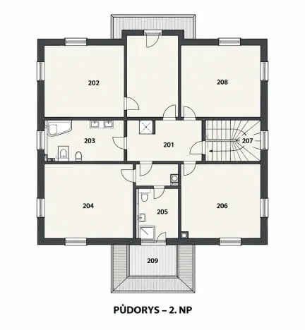 Prodej rodinného domu, Jesenice, Labutí, 238 m2