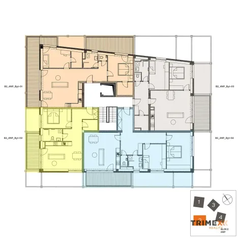 Prodej bytu 3+kk, Valašské Meziříčí, Štěpánov, 78 m2