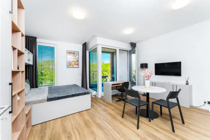Pronájem bytu 1+kk, Praha - Vysočany, Odkolkova, 36 m2