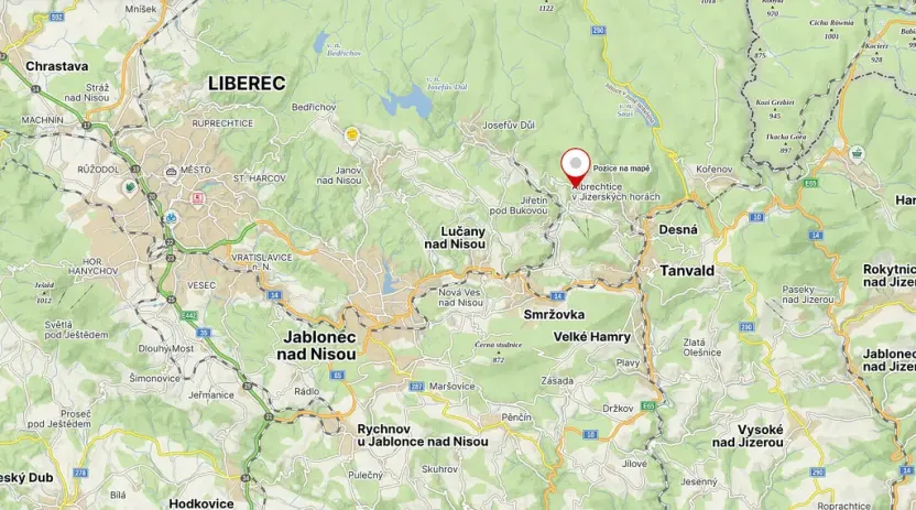 Prodej pozemku, Albrechtice v Jizerských horách, 590 m2