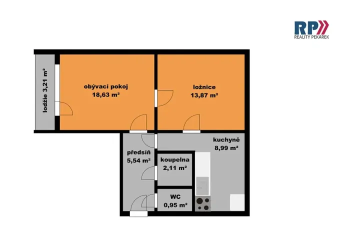 Prodej bytu 2+1, Kladno, Havanská, 50 m2