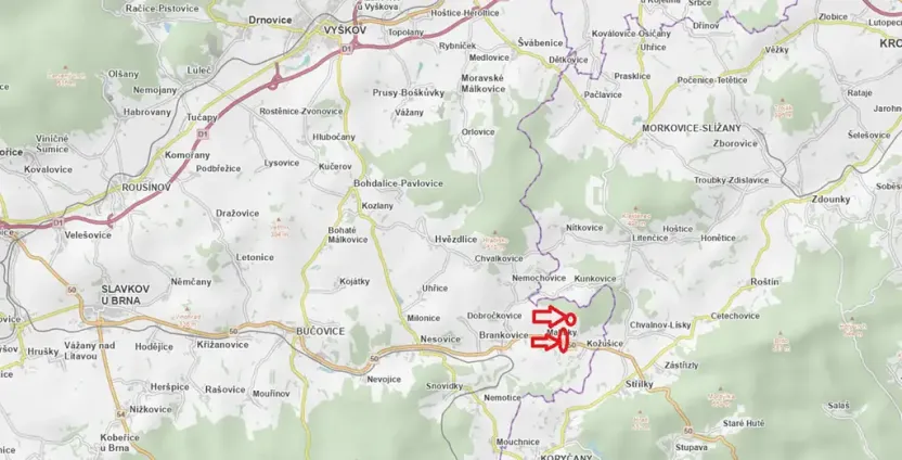 Prodej podílu lesa, Malínky, 3138 m2